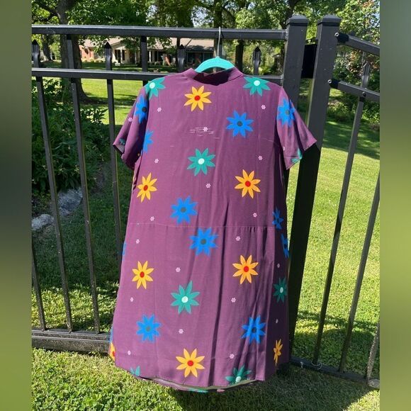 Anthropologie Dusen Dusen Daisy Silk Dress NWT - Picture 13 of 16